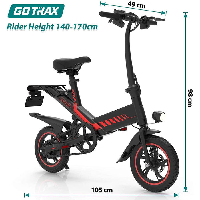 Go Trax Y1D, Electric Bike (36 Volts) (250 Watts) 