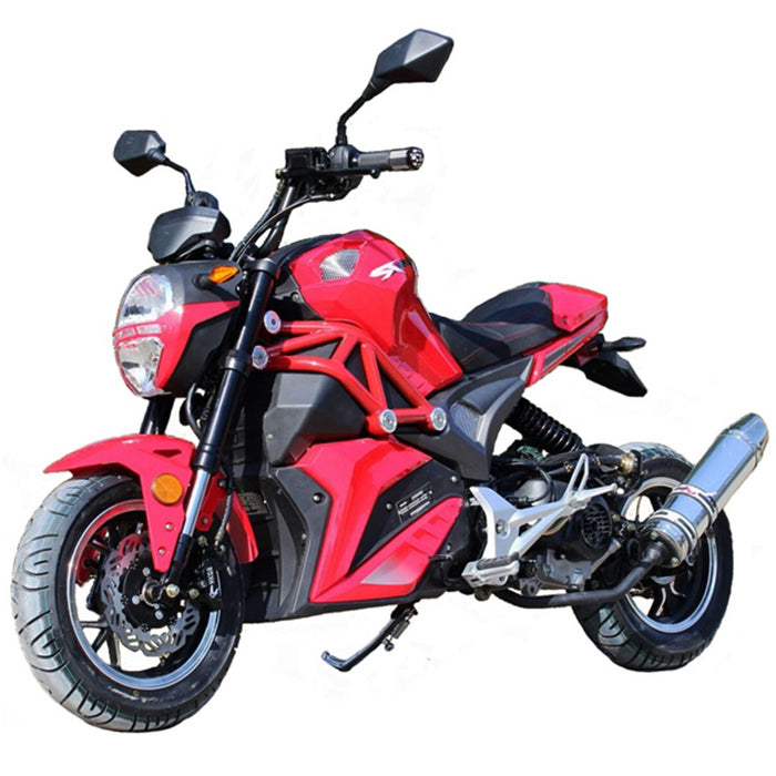 Venom X21 Moto/scooter À Essence (4 Temps) (49Cc) (1 Place) (14 Ans+) Légal Sur Route Rouge