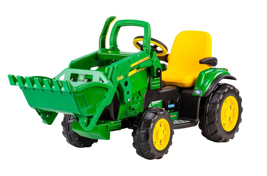 Tracteur 1 place avec remorque 12 volts Peg Perego - John Deere Ground  Force - Véhicule électrique pour enfant - Achat & prix