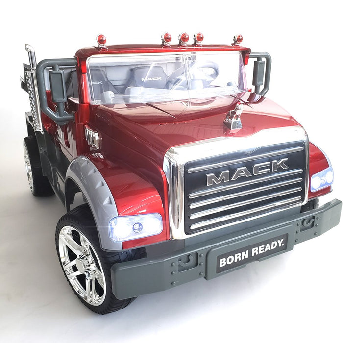 Camion électrique enfant Mack rouge - LeMiniRider