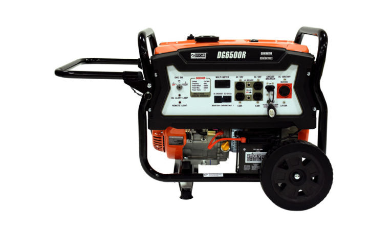 DUCAR, 6500W Generator, DG6500R - 13HP (Remote Starter) 
